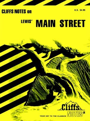 cover image of CliffsNotes on Lewis' Main Street